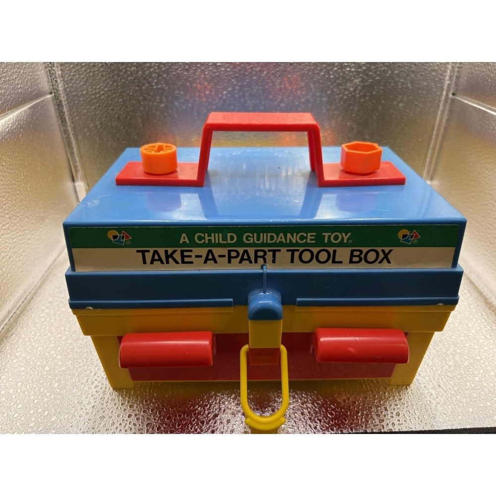 Vintage toy Take Apart Toolbox